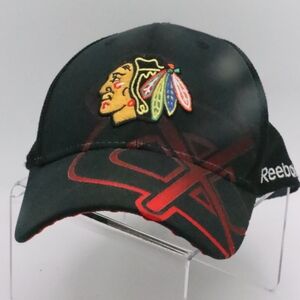 Chicago Blackhawks NHL Center Ice Collection Men’s Flex Fit Hat Hockey
